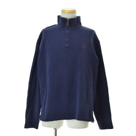 【中古】POLO RALPH LAUREN / ポロ ラルフローレンハーフジップ ポニー刺繍長袖スウェット【cacgaeaf-m】
