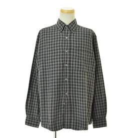 【中古】HUGO BOSS / ヒューゴボスチェックボタンダウン長袖シャツ【cacfahad-m】