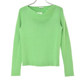 【中古】【期間限定値下げ】UNITED ARROWS Green Label Relaxing / ユナイテッドアローズグリーンレーベルリラクシング1_OF MINE 3513-105-1684 フォルムリブ アシンメトリーネック プルオーバー長袖カットソー【cacfaecd-l】