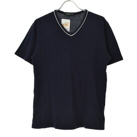 【中古】UNITED ARROWS BEAUTY & YOUTH / ユナイテッド アローズ ビューティ アンド ユースライン入りVネック半袖カットソー【cacgahbf-m】