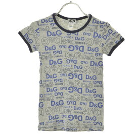 【中古】【期間限定値下げ】D&G / ディーアンドジーJUNIOR ロゴリンガー半袖Tシャツ【caceaccc-k】