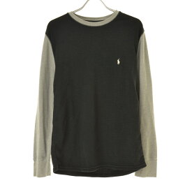 【中古】POLO RALPH LAUREN / ポロ ラルフローレンポニー刺繍 2トーン サーマル ワッフル長袖Tシャツ【cacgaddb-m】
