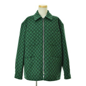 【中古】GUCCI / グッチ24SS 770330 GG ウールフランネルジャケット【cacfajae-m】