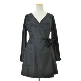 【中古】NATURAL BEAUTY / ナチュラルビューティーデザイン長袖ワンピース【cacgadbd-l】