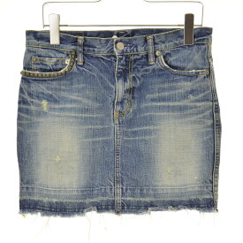 【中古】【期間限定値下げ】HYSTERIC GLAMOUR / ヒステリックグラマースタッズミニデニムスカート【cacfbcbb-l】