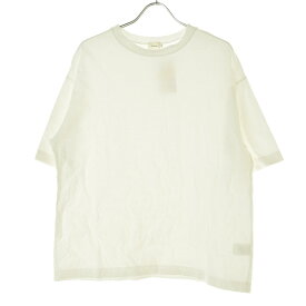 【中古】【期間限定値下げ】RINEN / リネンクルーネック半袖Tシャツ【cacfabci-m】