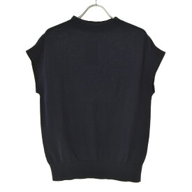 【中古】UNITED ARROWS / ユナイテッドアローズ1518-183-0528 コットン ハイネック フレンチスリーブ ニット半袖ニット【cacgadag-l】