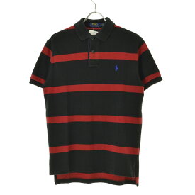 【中古】POLO RALPH LAUREN / ポロ ラルフローレンボーダー半袖ポロシャツ【cacdajbc-m】