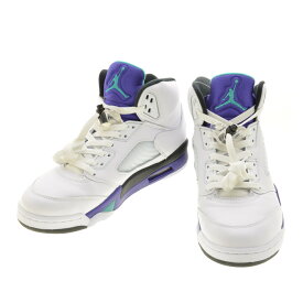 【中古】【期間限定値下げ】NIKE / ナイキHQ7978-100 Air Jordan 5 Retro Grape エアジョーダン 5 レトロ グレープスニーカー【cacfaica-z】