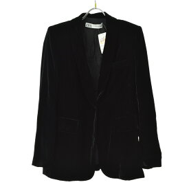 【中古】【期間限定値下げ】ZARA / ザラ7969/947/800 ベルベットブレザージャケット【cacfafab-l】