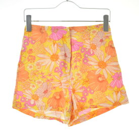 【中古】H&M / エイチアンドエムLINEN BLEND リネン ブレンド フラワーショートパンツ【cacebace-l】