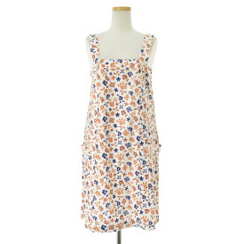 【中古】APC MADRAS / アーペーセーマドラス総柄コットンノースリーブワンピース【caceaich-l】