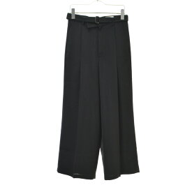 【中古】UNITED ARROWS / ユナイテッドアローズ15141621621 タック ベルト ワイドパンツ【cacgabaf-l】