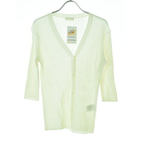 【中古】【期間限定値下げ】BALLSEY / ボールジー11029202632 コットンリブVネック七分袖カーディガン【cacebaad-l】