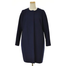 【中古】DEUXIEME CLASSE / ドゥーズィエムクラス二重織ノーカラーウールコート【送料無料】【cacfafbh-l】