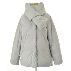 【中古】UNITED ARROWS Green Label Relaxing / ユナイテッドアローズグリーンレーベルリラクシング3625-105-1951 マフラー付き ノーカラー撥水ダウンジャケット【cacgadbi-l】