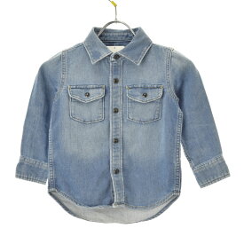 【中古】baby GAP / ベイビーギャップ2ポケット長袖シャツ【caceaebb-z】