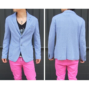 �}�b�V���@���x�b�L�iMASSIMO�@REBECCHI�j�@�����Y �_�C�����W���P�b�g �Z���^�[�x���c/�V���O�� 2�{�^��2015SS�t�ĐV��MASSIMO�@REBECCHI-QOB107U4�y�u���[�z