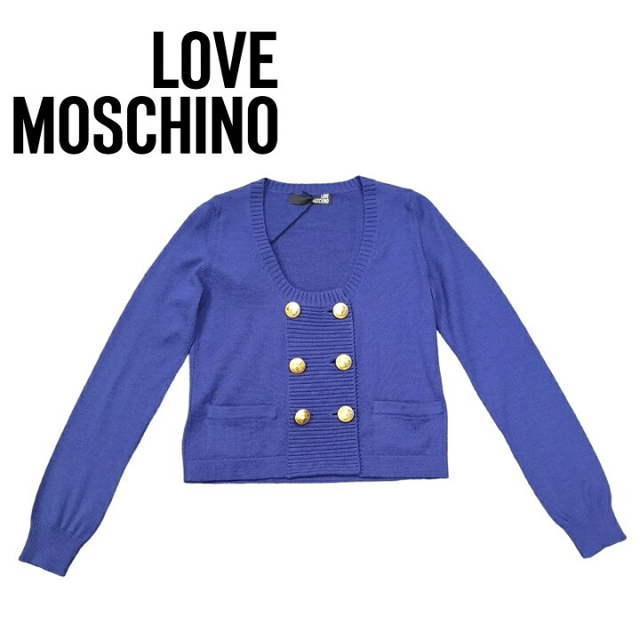 楽天市場】Love Moschino ラブ モスキーノ ニットカーディガン 