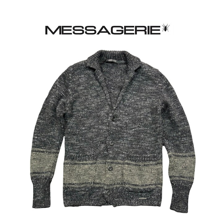 楽天市場】メッサジェリエ(Messagerie) メンズ ウール アルパカニット  