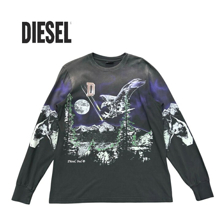 楽天市場】ディーゼル(DIESEL)ヴィンテージ加工 ロングスリーブ クルー 