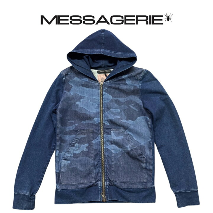 楽天市場】メッサジェリエ(Messagerie) メンズ フーデッドパーカー 