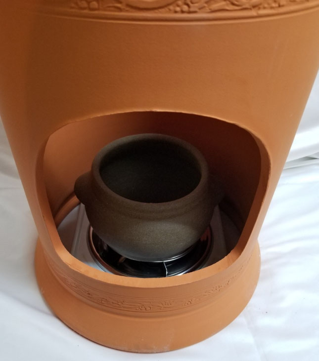 楽天市場】ヨモギ蒸し専用 黄土壺 黄土小鉢、よもぎ蒸し 薬湯容器