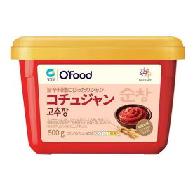 【スンチャン】コチュジャン　500g　☆韓国食品 韓国食材 韓国春雨 食料品 韓国調味料 韓国ソース 唐辛子 スパイス 辛口 激辛