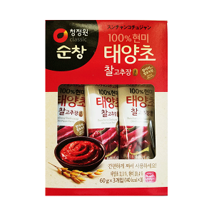 【韓国食品・味噌】スンチャン　チューブコチュジャン60g×3