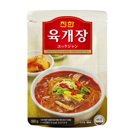 【眞漢・ジンハン】 ユッケジャン 600g　☆韓国食品 韓国グルメ 韓国食材 韓国料理 韓国スープ レトルト食品