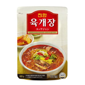 【眞漢・ジンハン】 ユッケジャン 600g☆韓国食品 韓国グルメ 韓国食材 韓国料理 韓国スープ レトルト食品