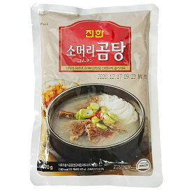 【眞漢・ジンハン】ソモリコムタン　570g　☆韓国食品 韓国グルメ 韓国食材 韓国料理 韓国スープ レトルト食品