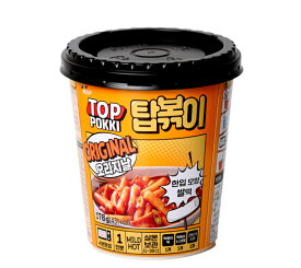 賞味26/01/30迄　TOP　POKKI　カップトッポキ (オリジナル) 178g　《トッポギ おやつ お餅 料理用餅 韓国 韓国お餅 韓国料理 韓国食材 韓国食品 韓国食料品 レトルトトッポキ》