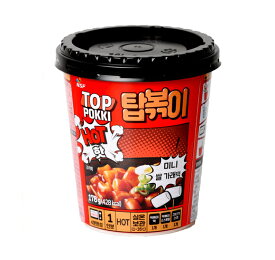 TOP　POKKI　カップトッポキ (辛口) 178g　《トッポギ おやつ お餅 料理用餅 韓国 韓国お餅 韓国料理 韓国食材 韓国食品 韓国食料品 レトルトトッポキ クリ 辛い 激辛》