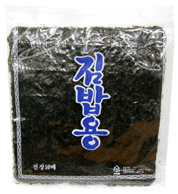 【韓国食品・海苔】のり巻き用　乾のり　10枚入り