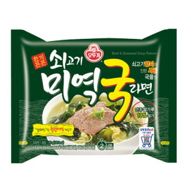 【オットギ】牛肉わかめスープラーメン　115g　韓国ラーメン インスタントラーメン 袋ラーメン 辛くないラーメン