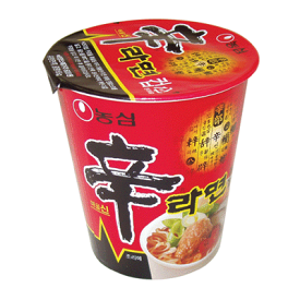 ★訳あり★【農心】辛カップラーメン(小)　65g ★賞味期限2024年5月29日迄　★￥168(税込)→￥64.80(税込)　☆ノンシム NONGSHIM 韓国ラーメン インスタントラーメン カップラーメン 辛いラーメン 韓国食品