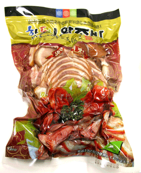 スライスでもっと手軽に食べられる韓国式豚足   冷蔵 王豚足 スライス 300g ★クール便選択対象商品