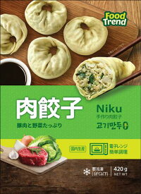【FOODTREND】M&N　手作り　肉餃子　420g　★クール便対象商品★　《韓国食品 韓国食材 韓国料理 韓国食料品 食べ物 韓国調味料　韓国餃子 韓国マンドゥ 手作り餃子 肉餃子 肉マンドゥ》
