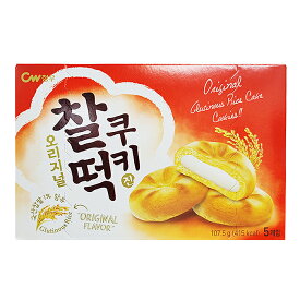 【CW】餅クッキー 107.5g(5個入）《韓国お菓子 韓国チョコレートビスケット 韓国お土産 韓国チョコ サムジン 韓国デザート 韓国パン 甘いお菓子 クッキー》
