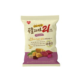 【KEMY】焼きたて　穀物そのまま21　クリスピーロール菓子 　紫いも味 　150g 《韓国食品 韓国食材 韓国料理 韓国食料品 食べ物 韓国お菓子 甘いお菓子 お土産》