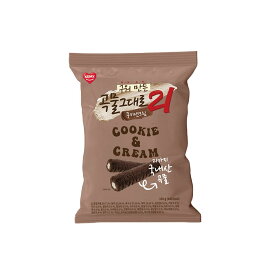 【KEMY】焼きたて　穀物そのまま21　クリスピーロール菓子 　クッキー＆クリーム 　150g《韓国食品 韓国食材 韓国料理 韓国食料品 食べ物 韓国お菓子 甘いお菓子 お土産》