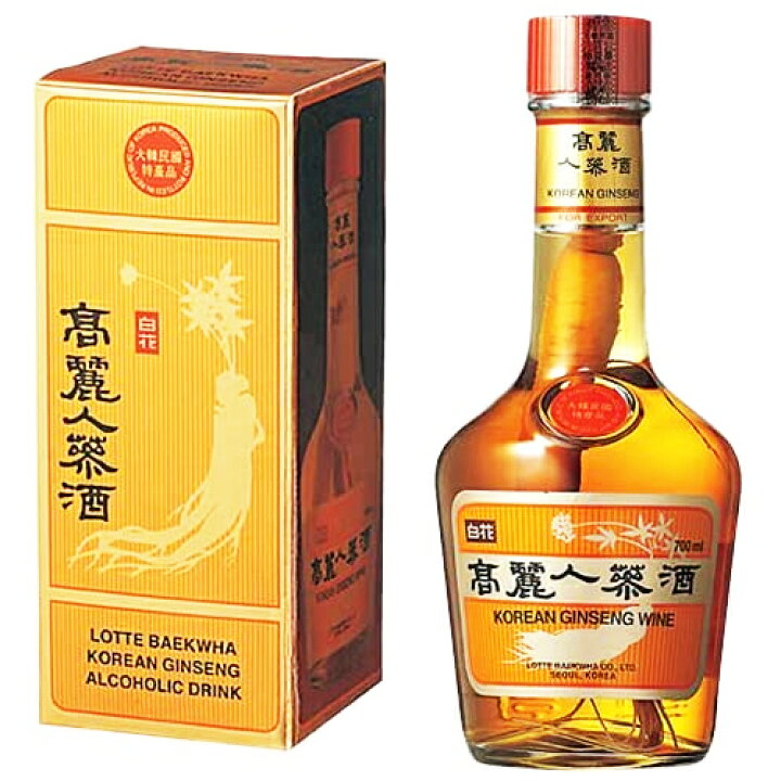 楽天市場】高麗人参酒 (35度) 700ml 《韓国食品 韓国食材 韓国料理  