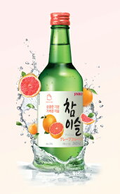 ★地域別送料無料★【眞露・JINRO】 チャミスル　グレープフルーツ　13°　360mlx1箱(20本)★1本当り￥396(税込)