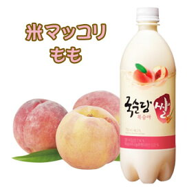 【麹醇堂・クッスンダン】桃味　マッコリ　750ml《韓国お酒 韓国マッコリ 韓国酒 韓国食品 韓国食材 韓国料理 韓国お土産 酒 お酒 韓国酒 韓国お酒 甘いお酒 果物マッコリ ももマッコリ モモマッコリ 桃マッコリ》