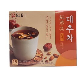 【ダムト】なつめ茶　(粉)　15g*15包　☆韓国お茶 韓国飲み物 韓国食品 韓国食材 韓国ドリンク 韓国ソフトドリンク 韓国粉末茶 伝統茶 ヘルシー茶 なつめ茶 夏目茶