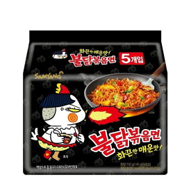 ブルダック炒め麺「5袋」■韓国食品■輸入食品■輸入食材■韓国食材■韓国料理■韓国お土産■韓国ラーメン■非常食■防災用■防災グッズ■乾麺■インスタントラーメン■辛いラーメン■ラーメン■少女時代■snsd■激安【YDKG-s】★
