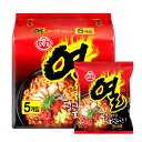 【オトギ】ヨル・熱ラーメン　120g「5個」■韓国食品■韓国食材/韓国料理/韓国お土産/韓国ラーメン/非常食/防災用/防災グッズ/乾麺/インスタントラーメン/辛いラーメン/辛ラーメン/ラーメン/激安【YDKG-s】
