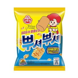 【オットギ】プショプショ バーベキュー(BBQ)味　90gお菓子■韓国食品■韓国料理/韓国食材/韓国お土産/韓国お菓子/お菓子/おやつ/ラーメン/乾燥ラーメン