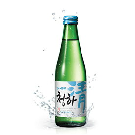 清河「チョンハ」焼酎300ml（1本）■韓国食品■韓国食材/韓国料理/韓国お土産/酒/お酒/焼酎/韓国酒/韓国お酒/韓国焼酎/激安【YDKG-s】